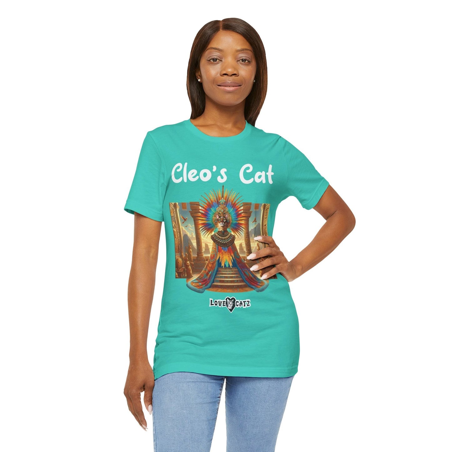 Cleo's Cat Story: T-shirt (S–XL) - Design 01