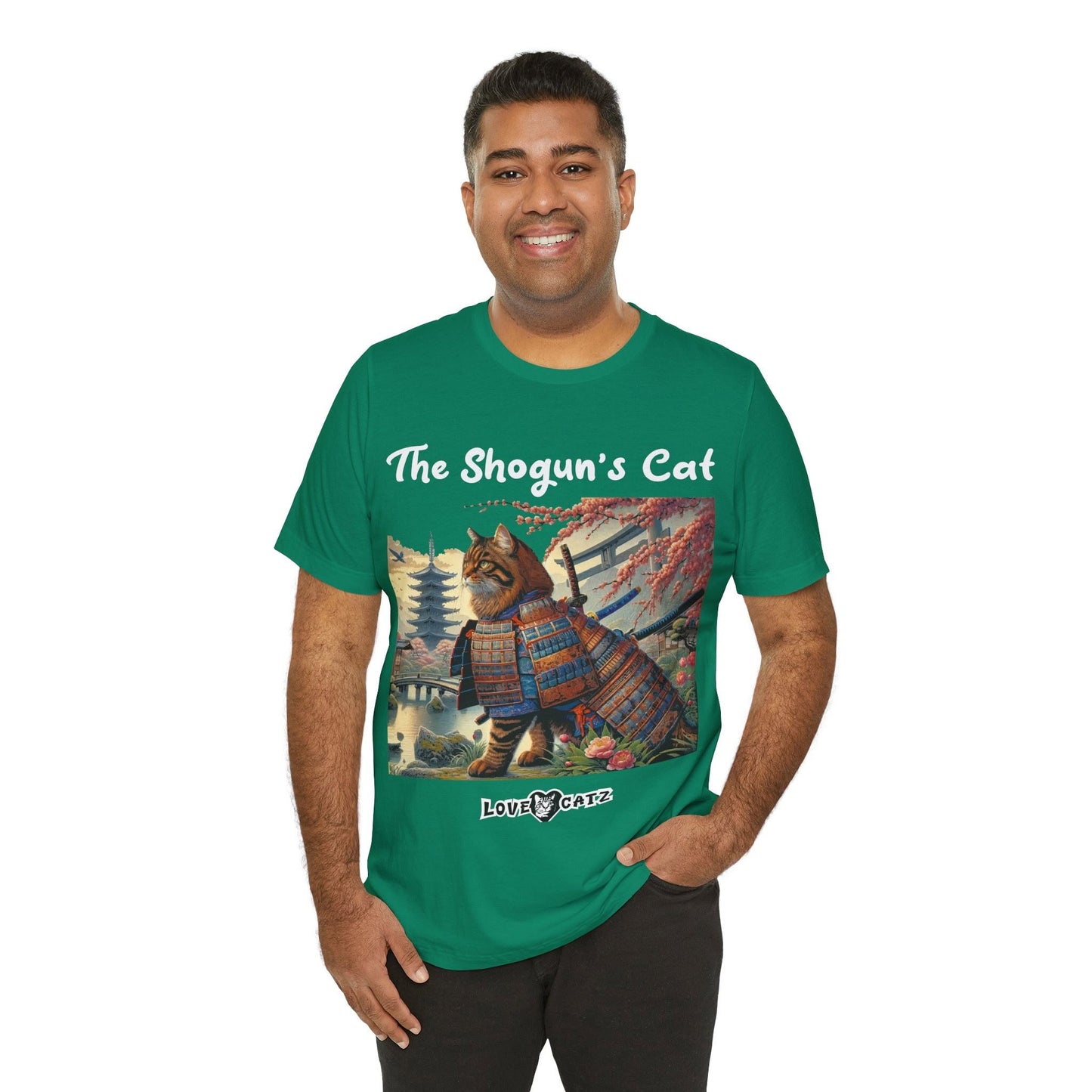 Shogun's Cat Story: T-shirt (2XL–5XL) - Design 01 - Double-Sided