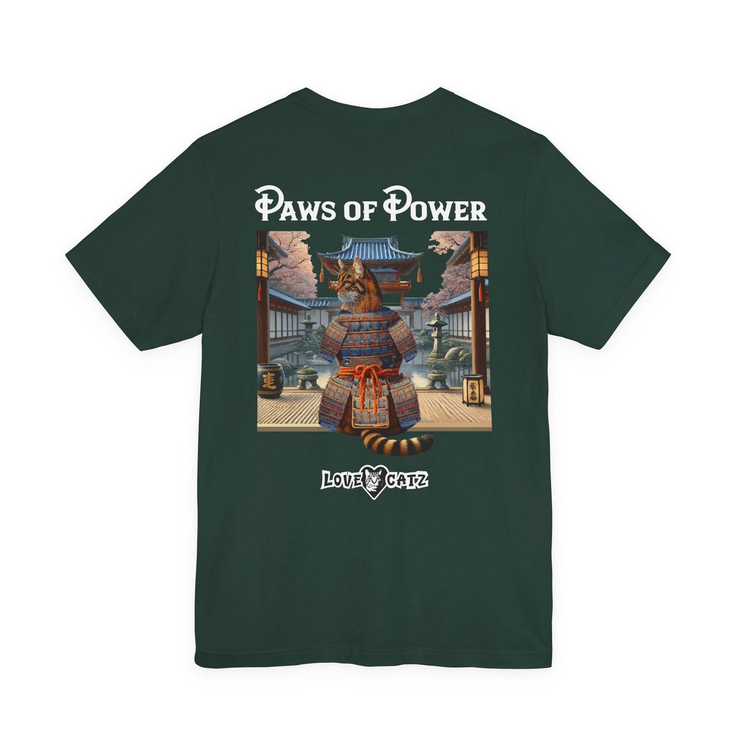 Shogun's Cat Story: T-shirt (S–XL) - Design 01 - Double-Sided