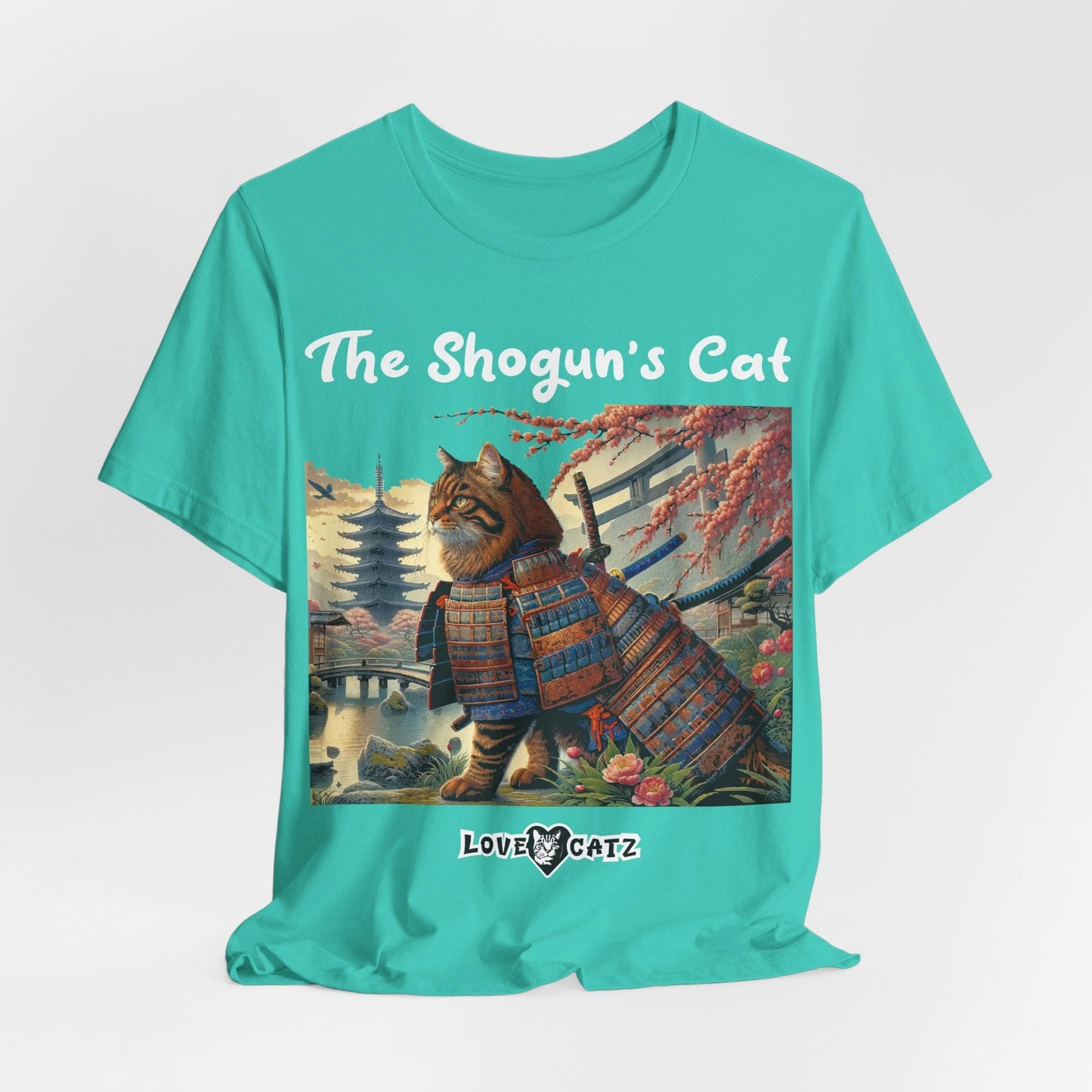 Shogun's Cat Story: T-shirt (S–XL) - Design 01 - Double-Sided