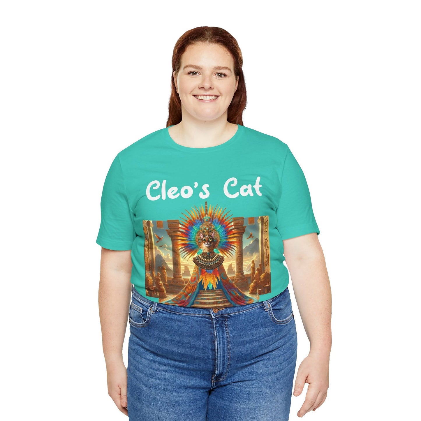Cleo's Cat Story: T-shirt (2XL–5XL) - Design 01 - Double-Sided