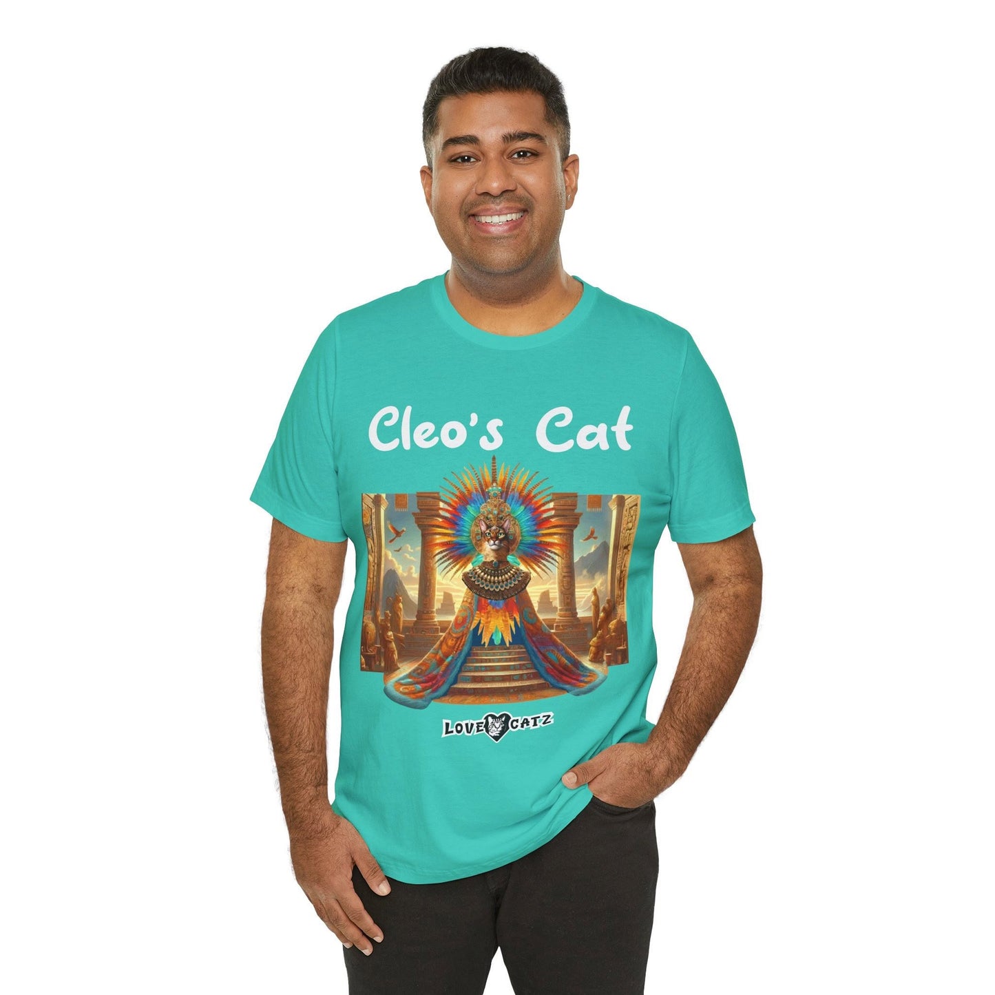 Cleo's Cat Story: T-shirt (2XL–5XL) - Design 01 - Double-Sided
