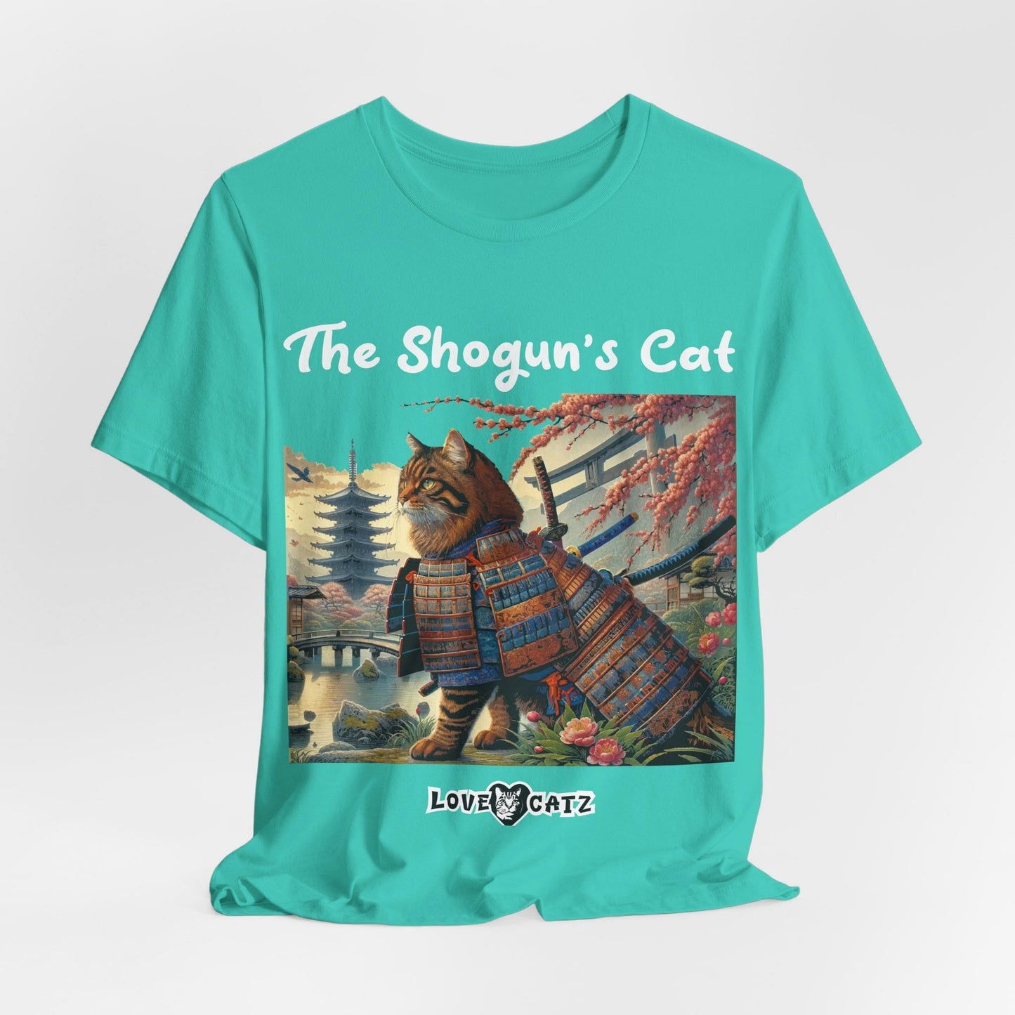 Shogun's Cat Story: T-shirt (2XL–5XL) - Design 01 - Double-Sided