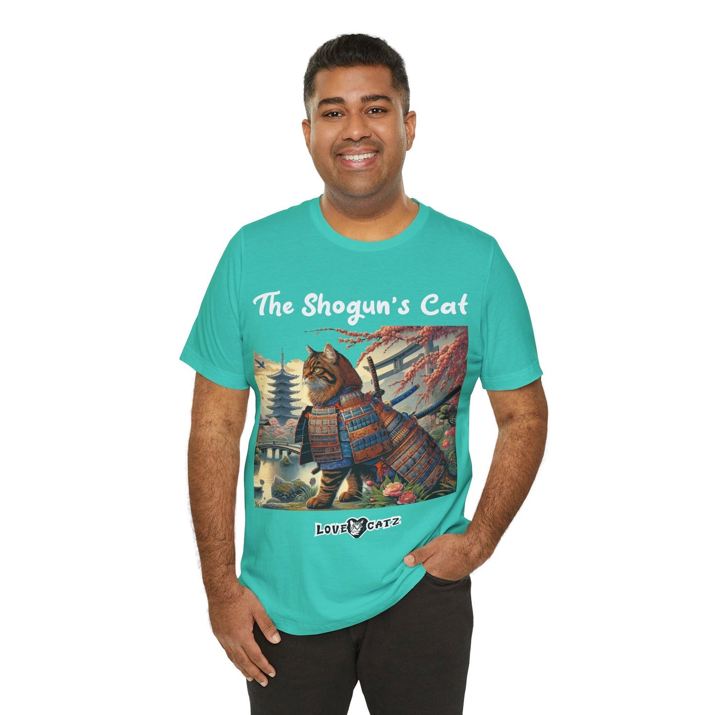 Shogun's Cat Story: T-shirt (2XL–5XL) - Design 01 - Double-Sided