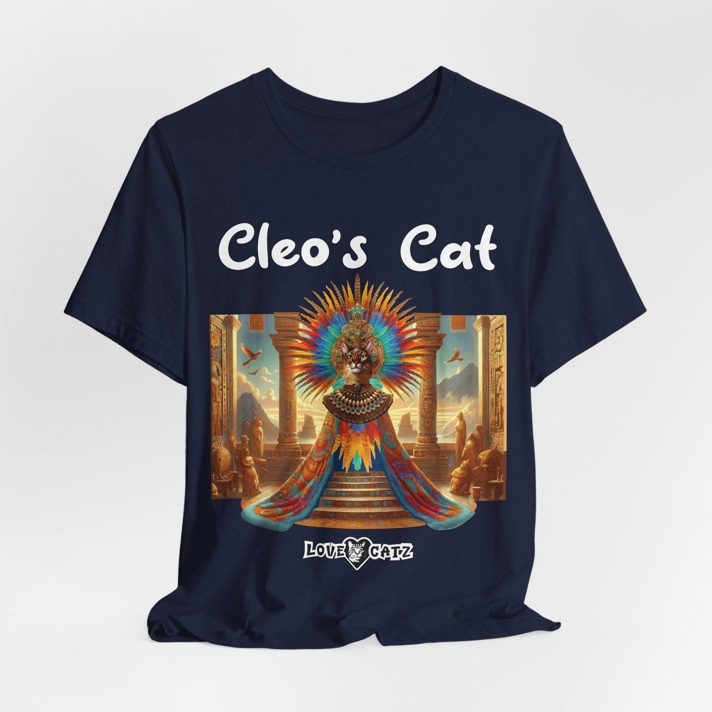 Cleo's Cat Story: T-shirt (S–XL) - Design 01 - Double-Sided