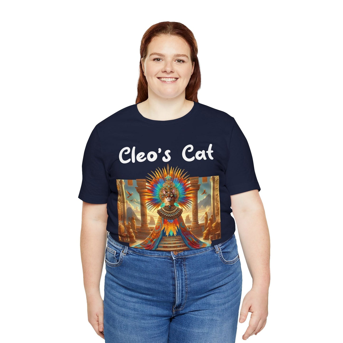 Cleo's Cat Story: T-shirt (2XL–5XL) - Design 01 - Double-Sided