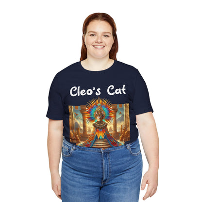 Cleo's Cat Story: T-shirt (2XL–5XL) - Design 01 - Double-Sided