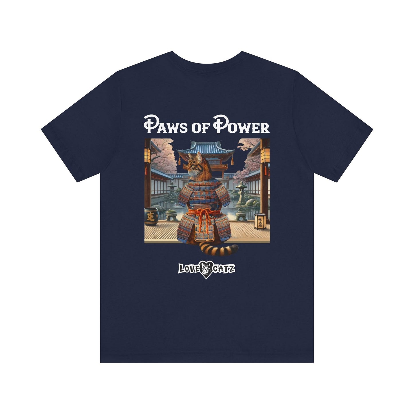 Shogun's Cat Story: T-shirt (2XL–5XL) - Design 01 - Double-Sided