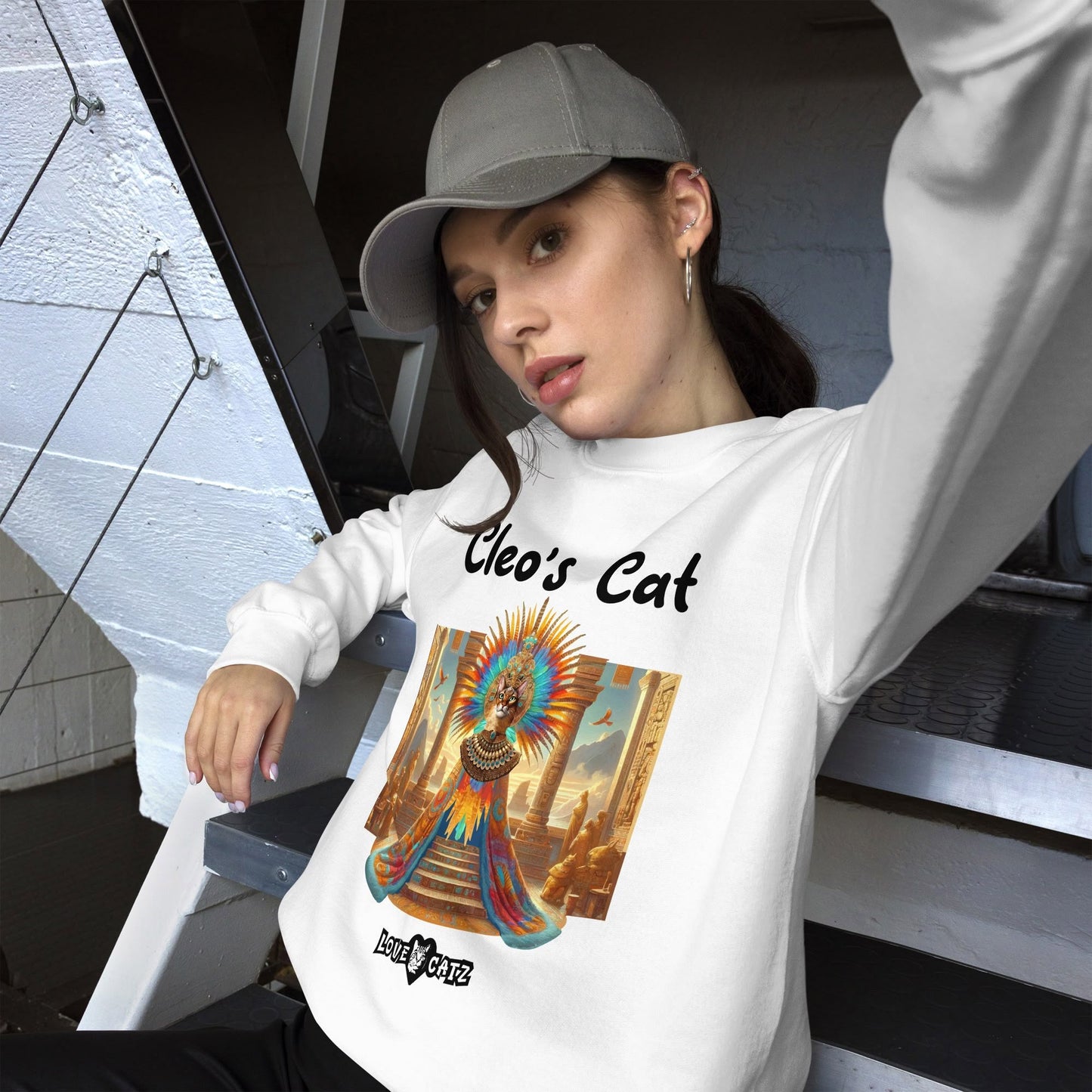 Cleo'sCatStory-Sweatshirt-LoveCatz.Store