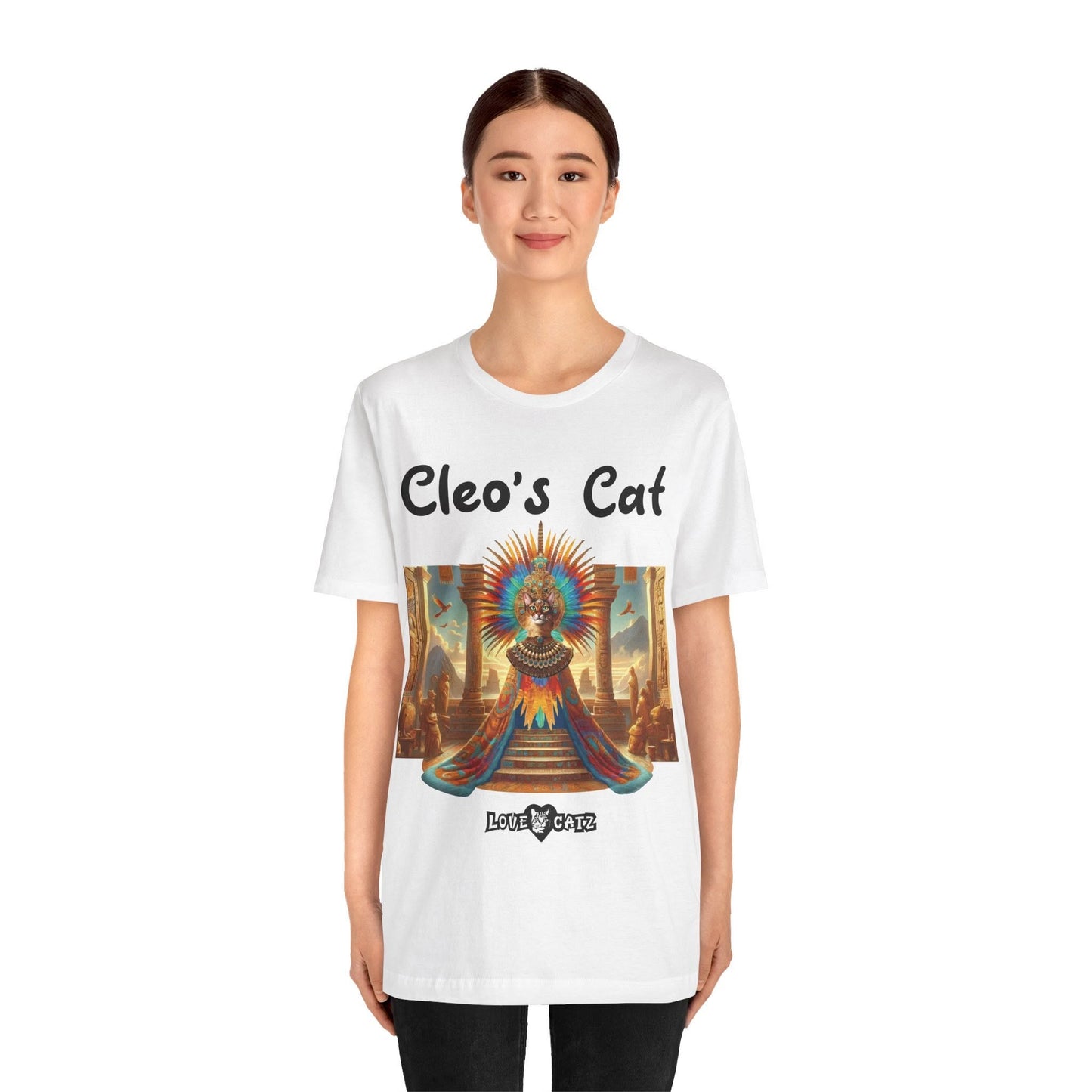 Cleo's Cat Story: T-shirt (S–XL) - Design 01