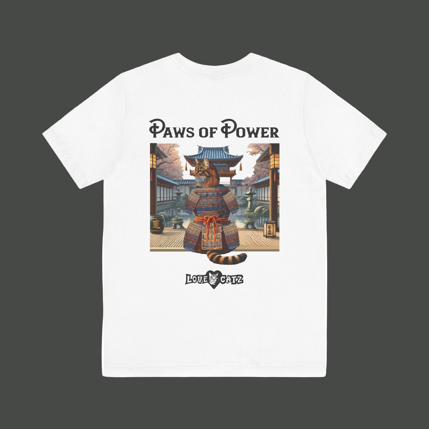 Shogun's Cat Story: T-shirt (2XL–5XL) - Design 01 - Double-Sided