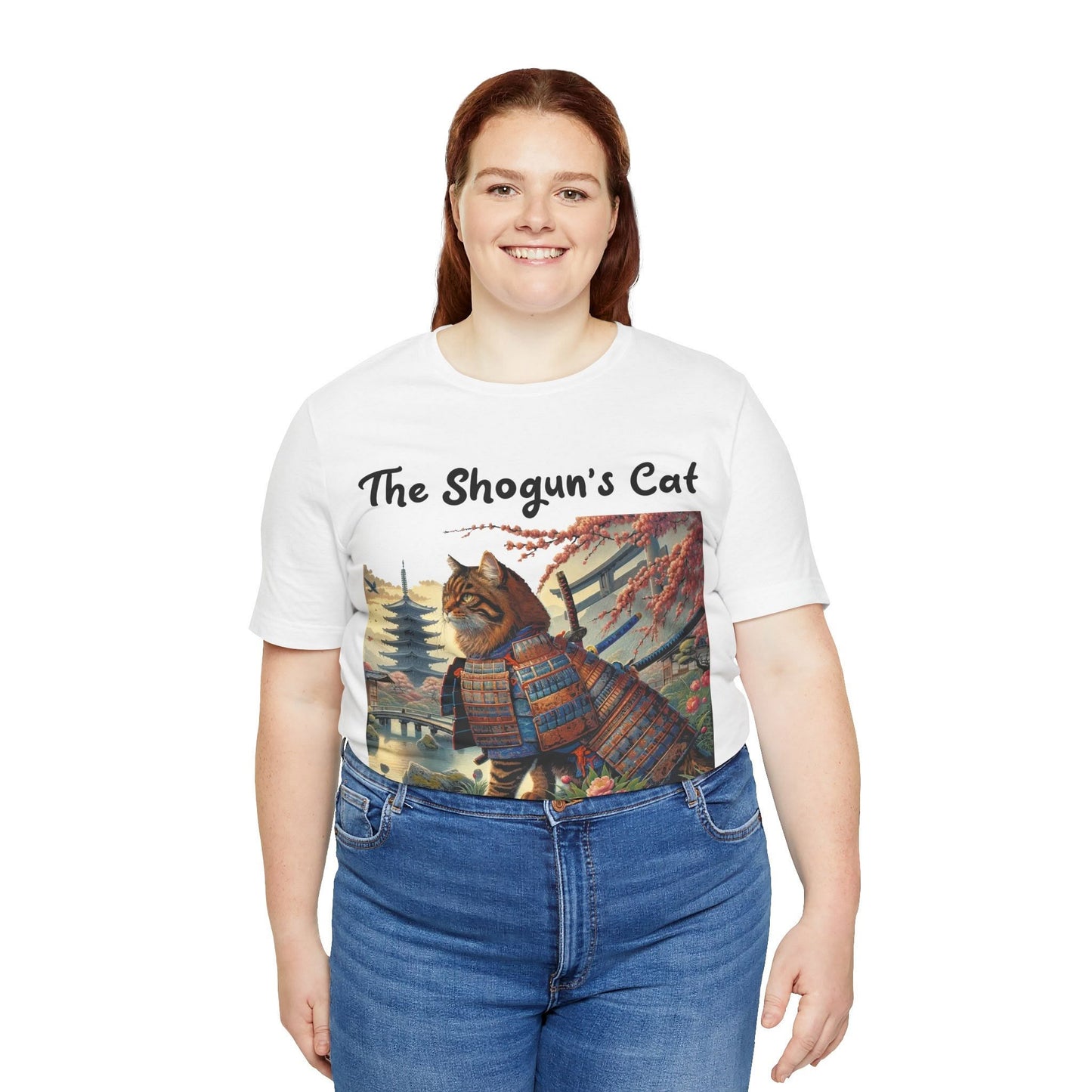 Shogun's Cat Story: T-shirt (2XL–5XL) - Design 01 - Double-Sided