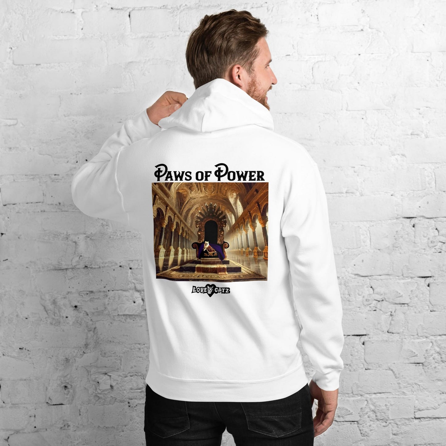 Paws of Power: Hoodie (2XL–5XL) - Design 01A
