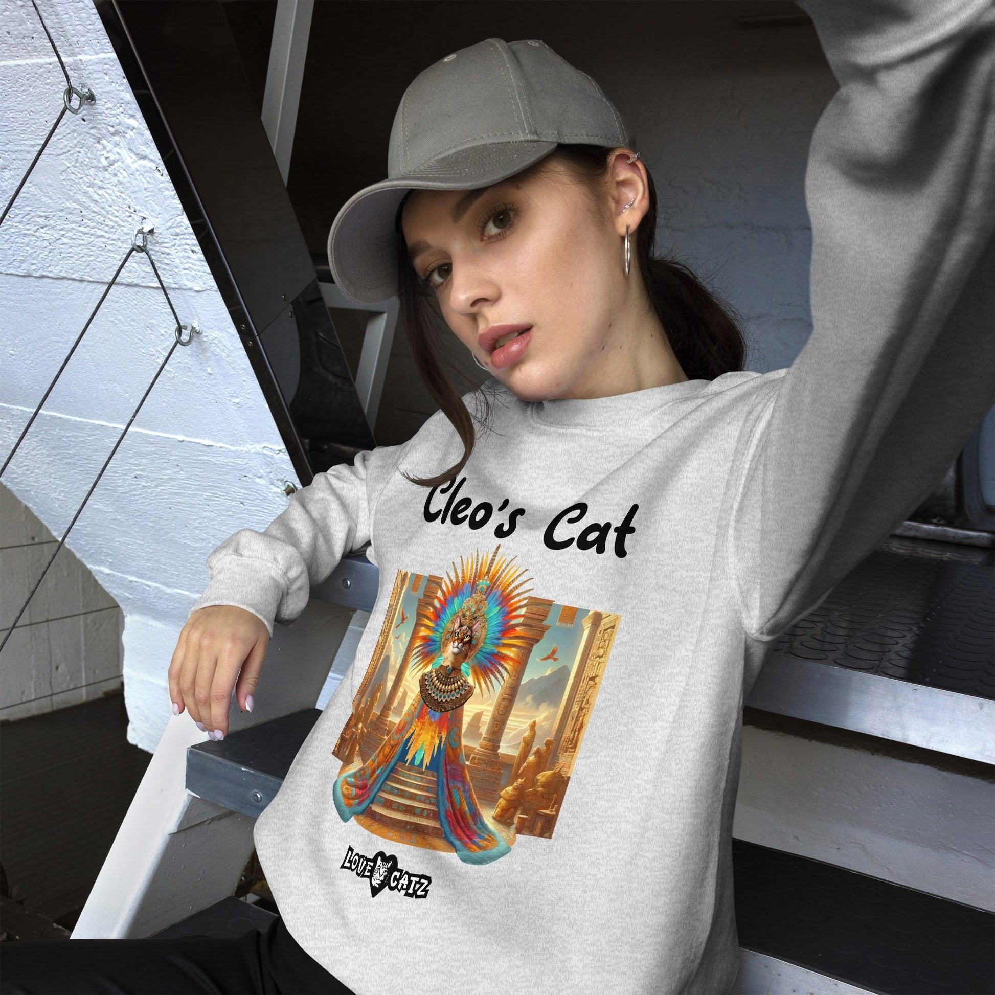 Cleo'sCatStory-Sweatshirt-LoveCatz.Store