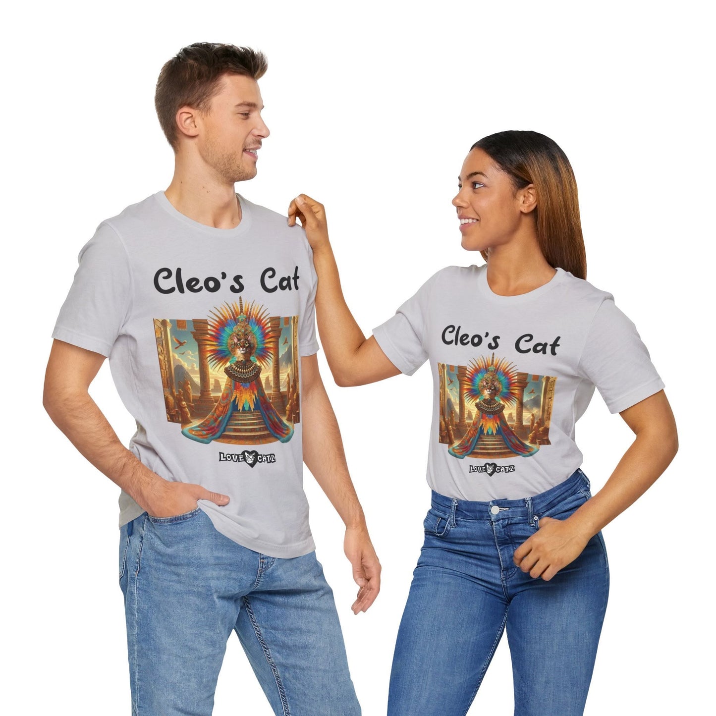 Cleo's Cat Story: T-shirt (S–XL) - Design 01