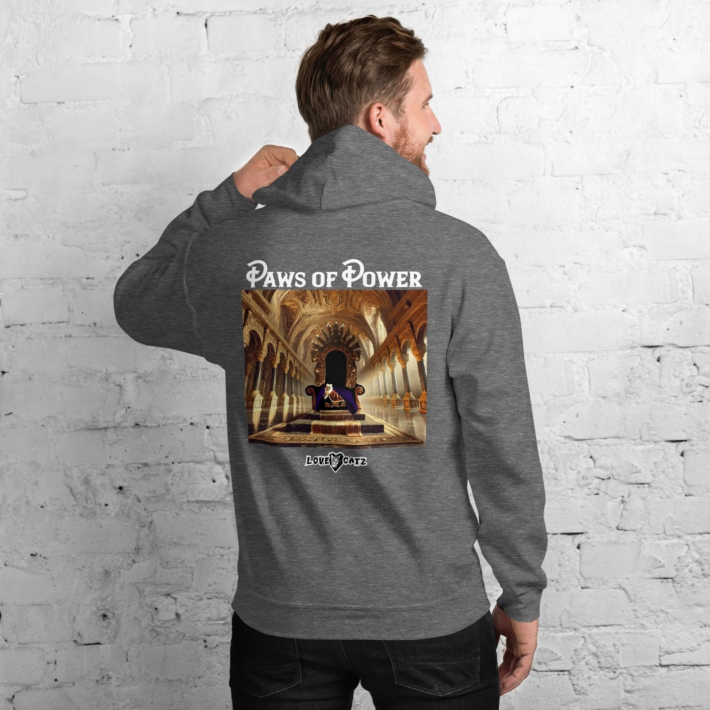 Paws of Power: Hoodie (2XL–5XL) - Design 01A