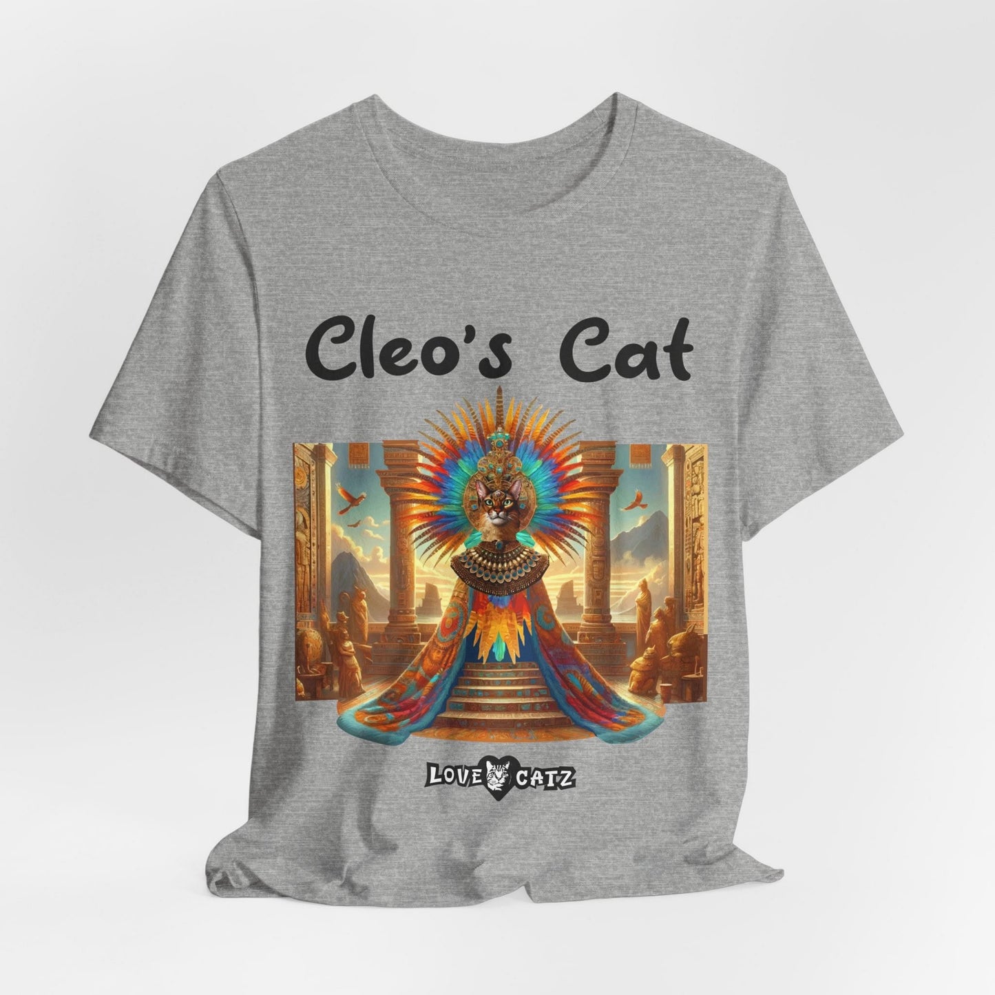 Cleo's Cat Story: T-shirt (2XL–5XL) - Design 01 - Double-Sided