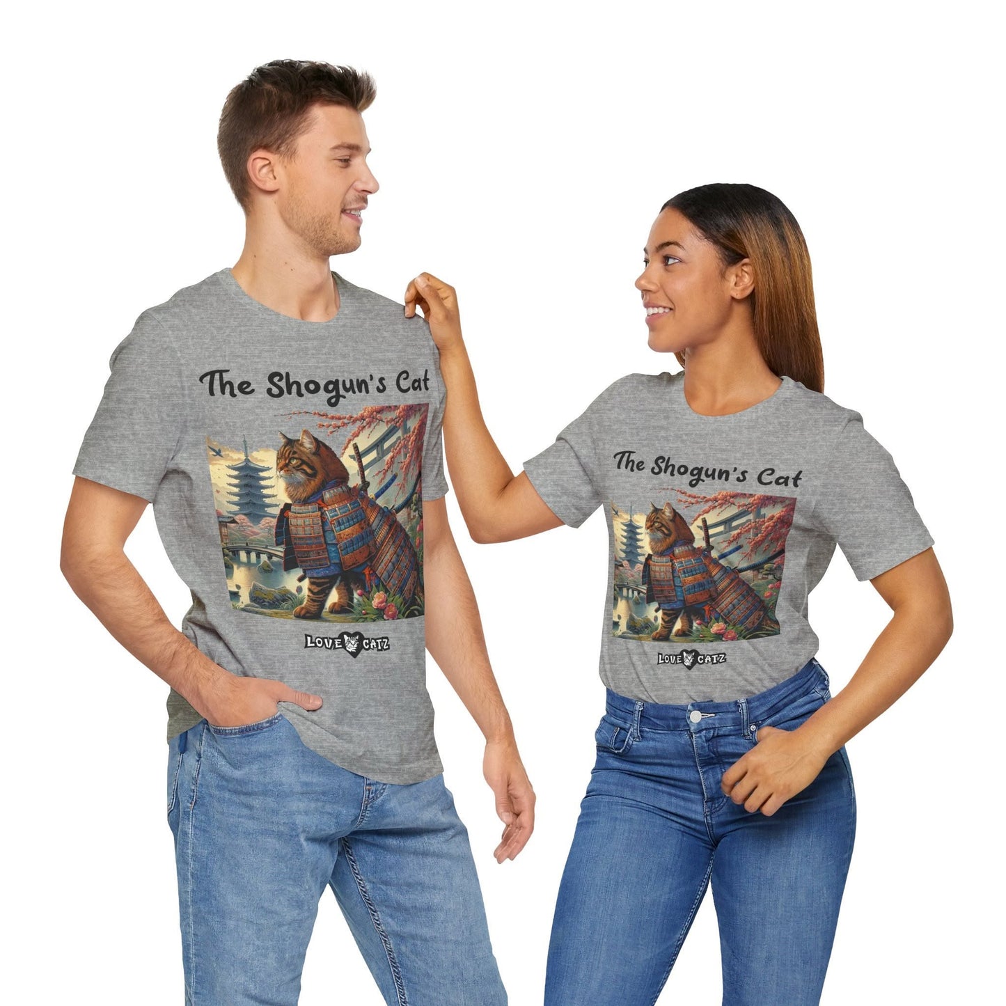 Shogun's Cat Story: T-shirt (S–XL) - Design 01 - Double-Sided