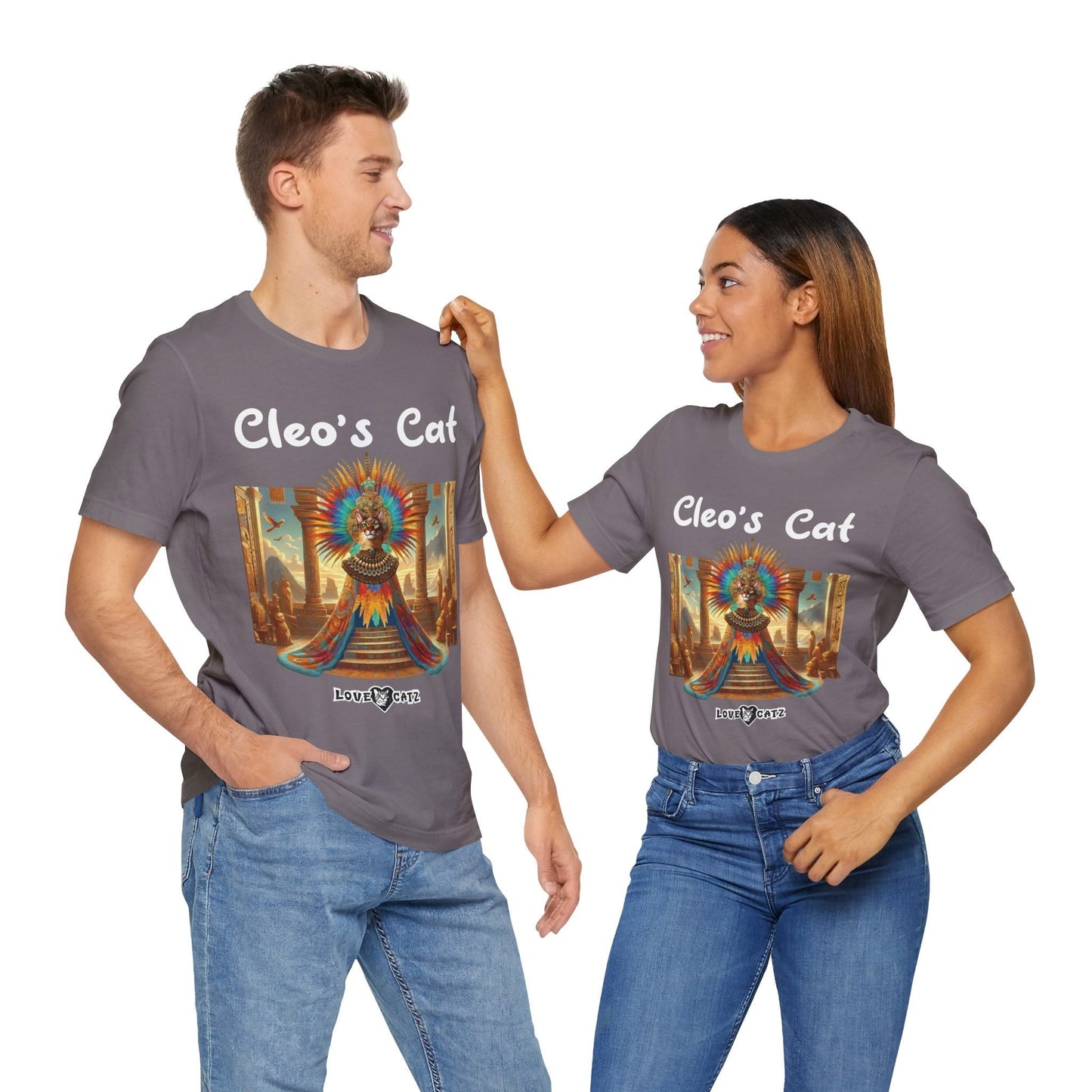 Cleo's Cat Story: T-shirt (S–XL) - Design 01 - Double-Sided