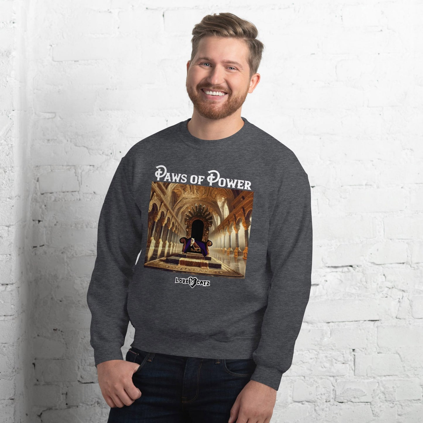 Paws of Power: Sweatshirt (2XL–5XL) - Design 01
