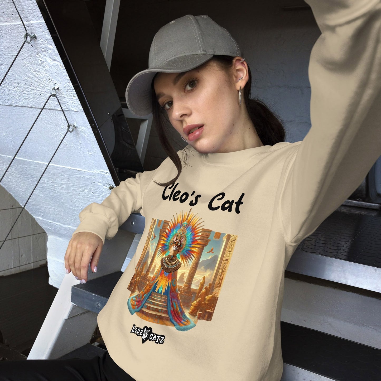Cleo'sCatStory-Sweatshirt-LoveCatz.Store