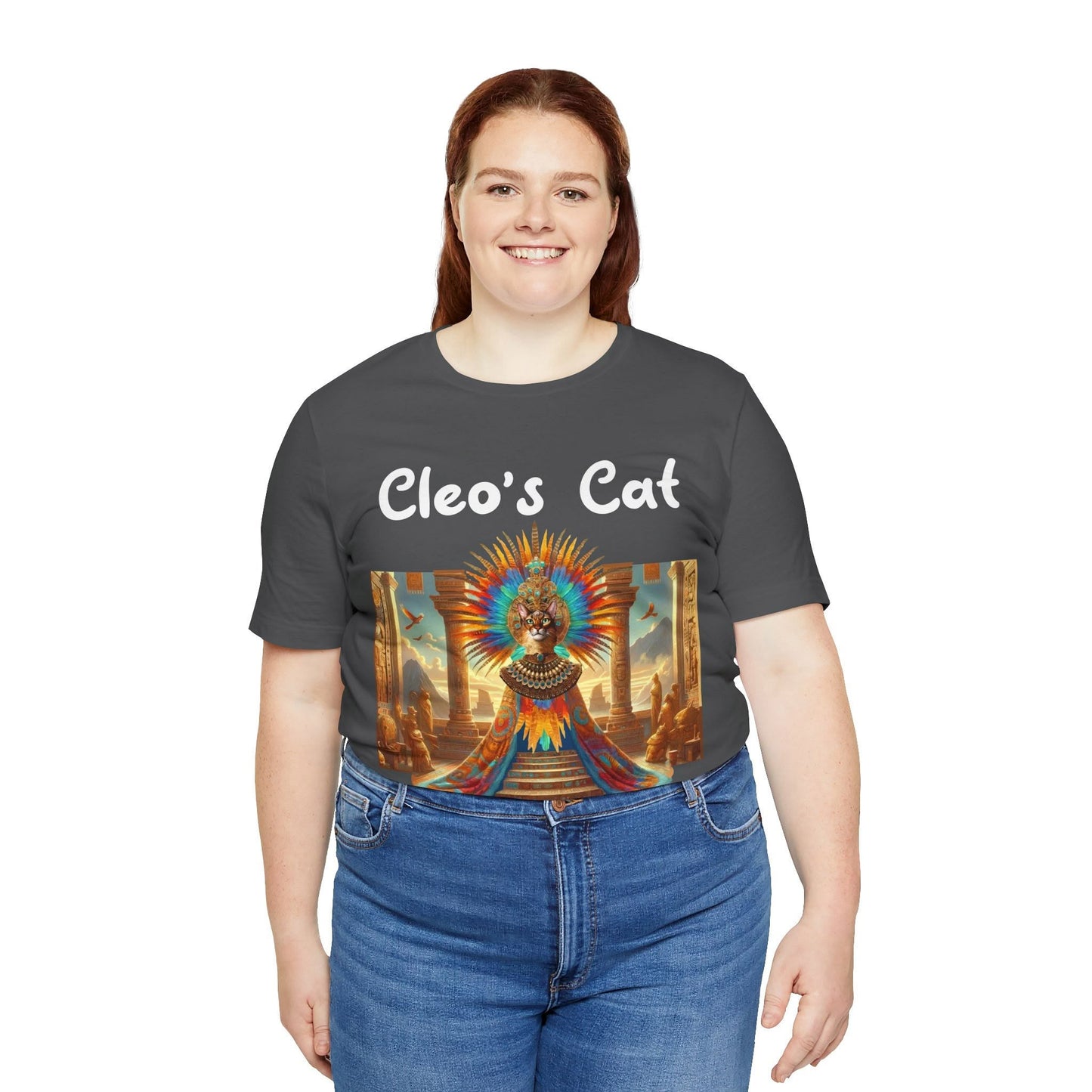Cleo's Cat Story: T-shirt (2XL–5XL) - Design 01