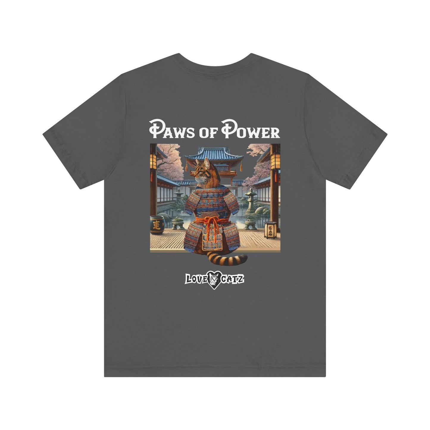 Shogun's Cat Story: T-shirt (2XL–5XL) - Design 01 - Double-Sided