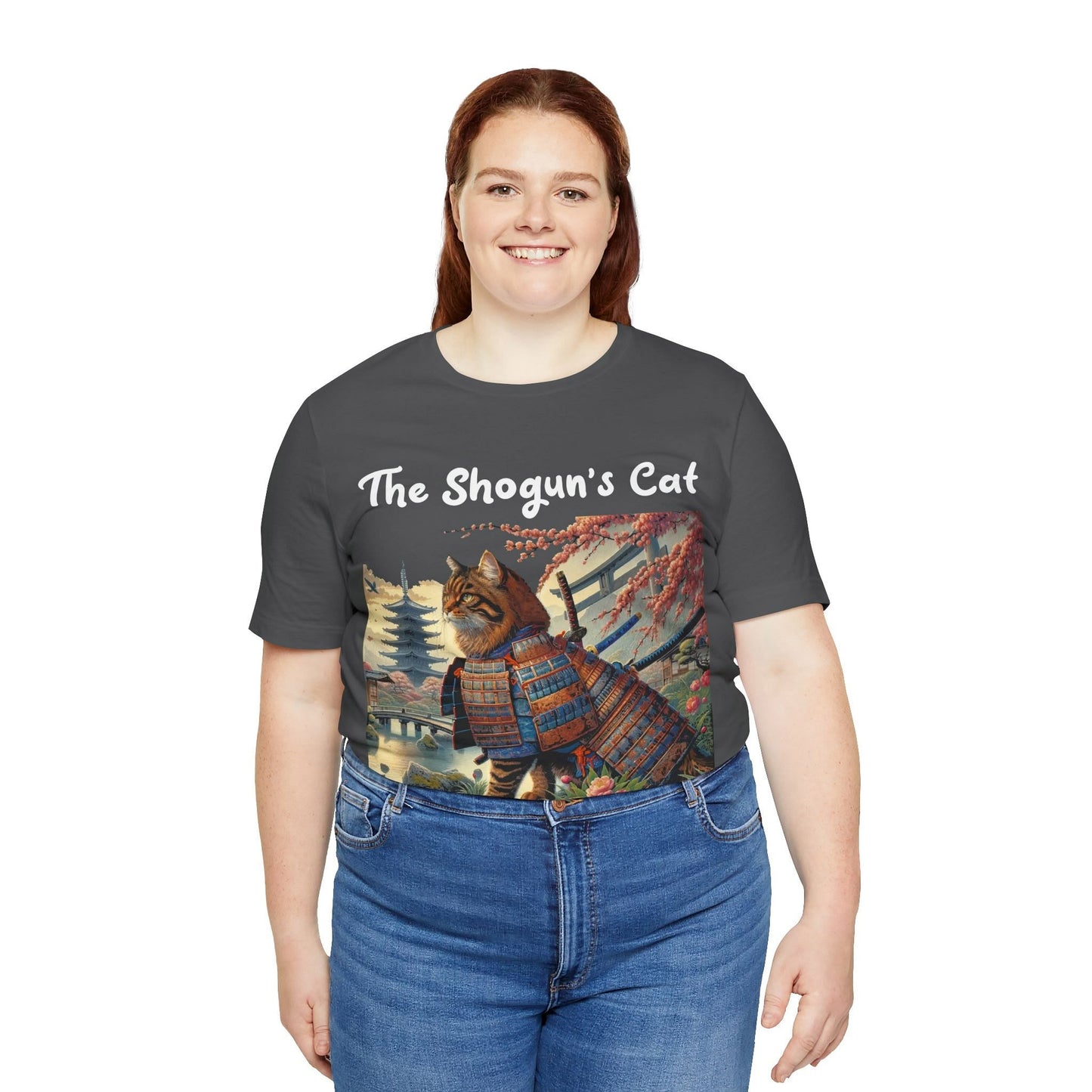 Shogun's Cat Story: T-shirt (2XL–5XL) - Design 01 - Double-Sided