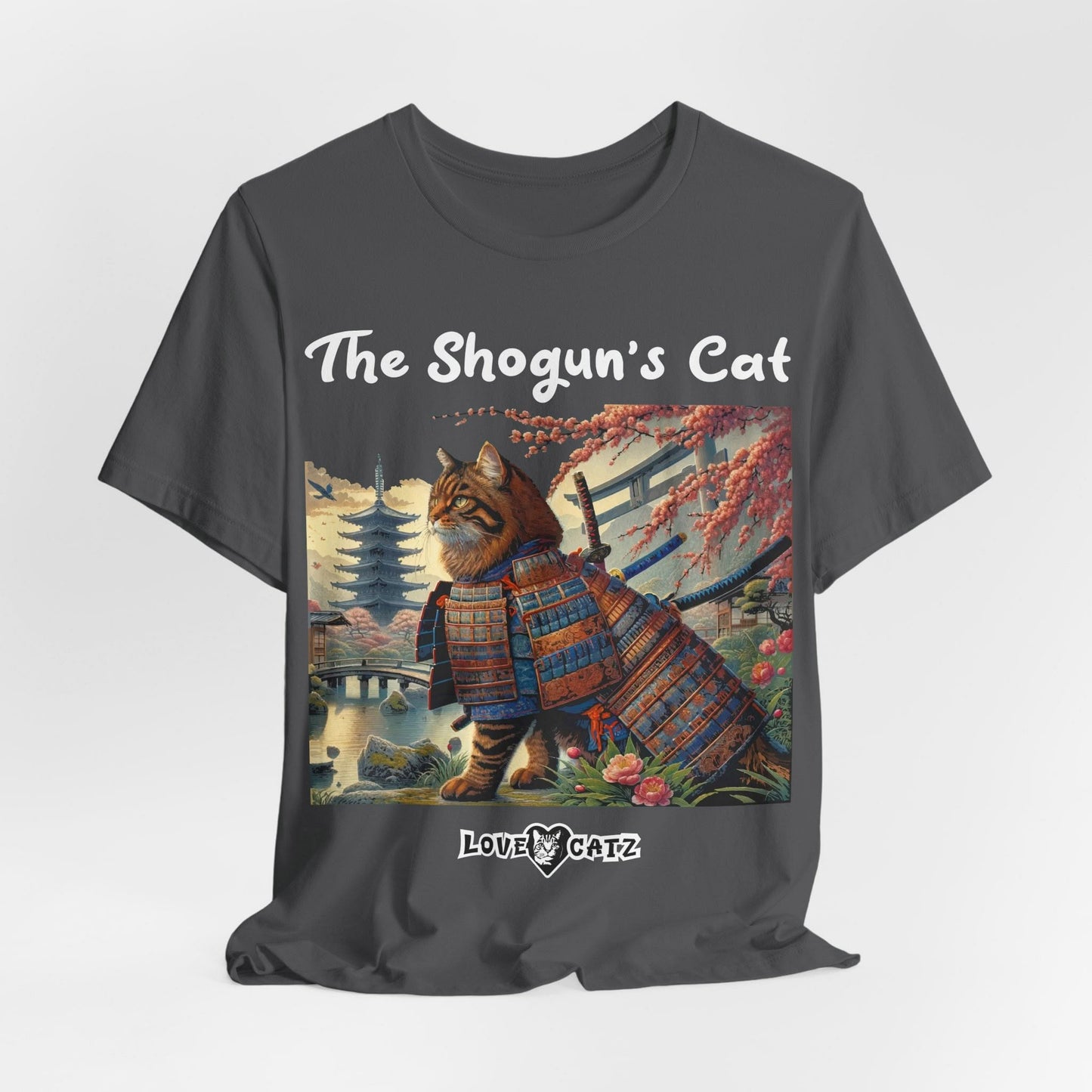 Shogun's Cat Story: T-shirt (S–XL) - Design 01 - Double-Sided