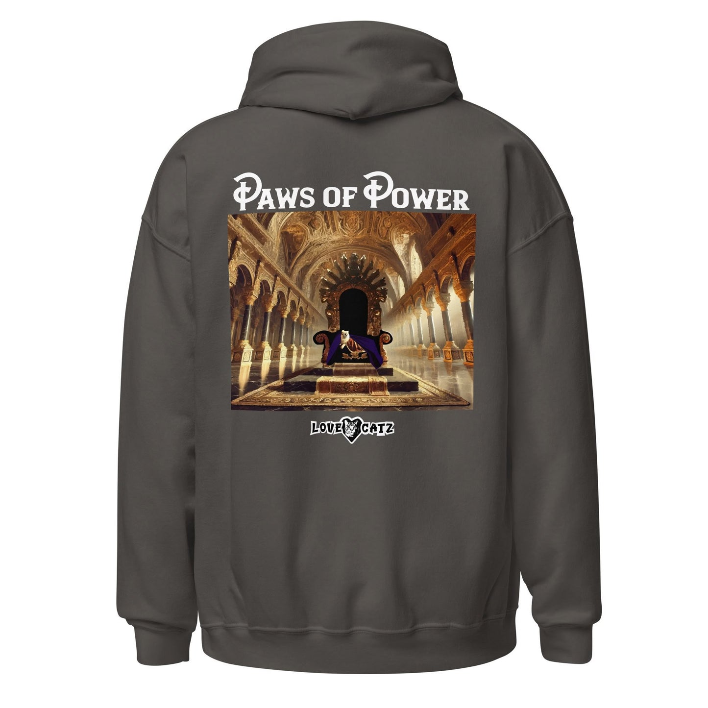 Paws of Power: Hoodie (2XL–5XL) - Design 01A