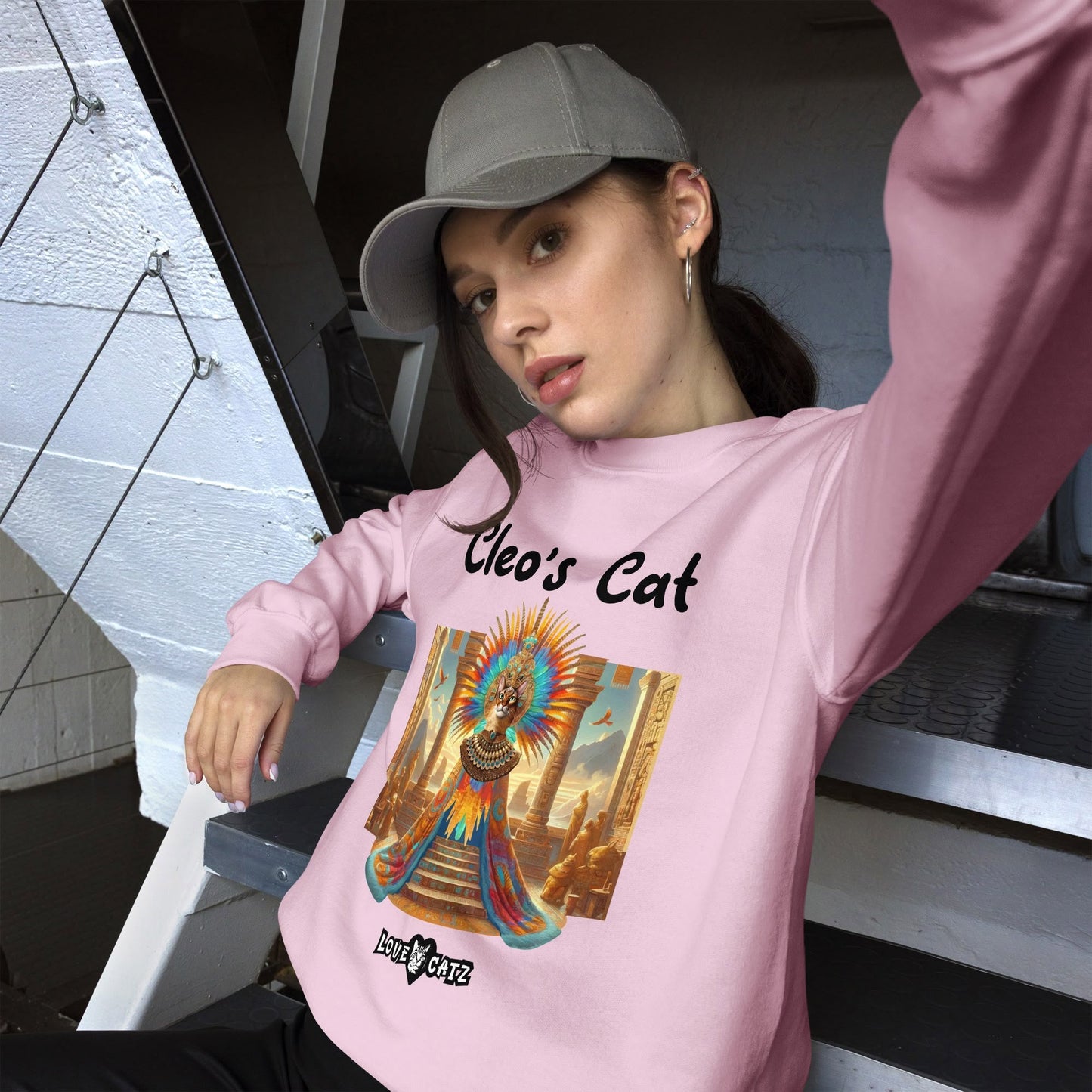 Cleo'sCatStory-Sweatshirt-LoveCatz.Store