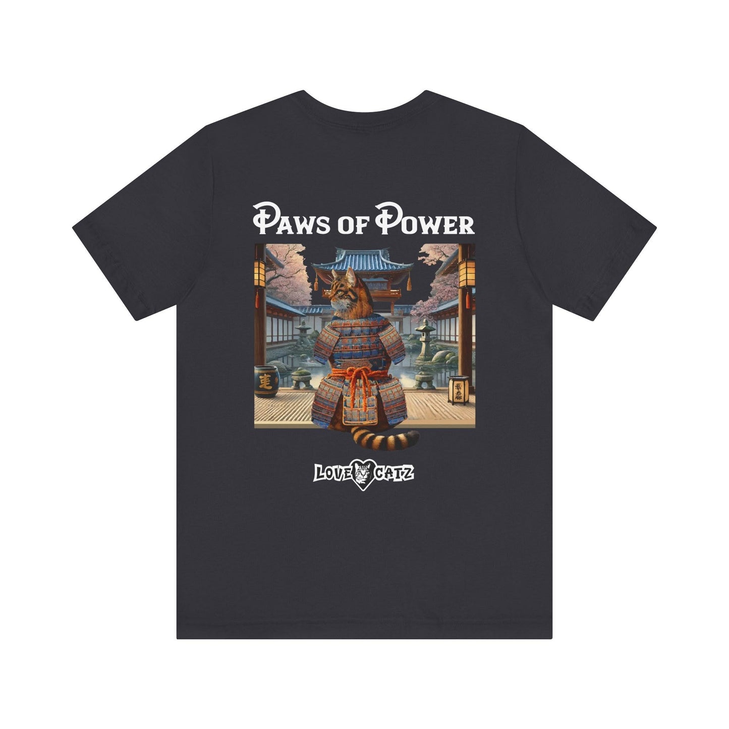 Shogun's Cat Story: T-shirt (2XL–5XL) - Design 01 - Double-Sided