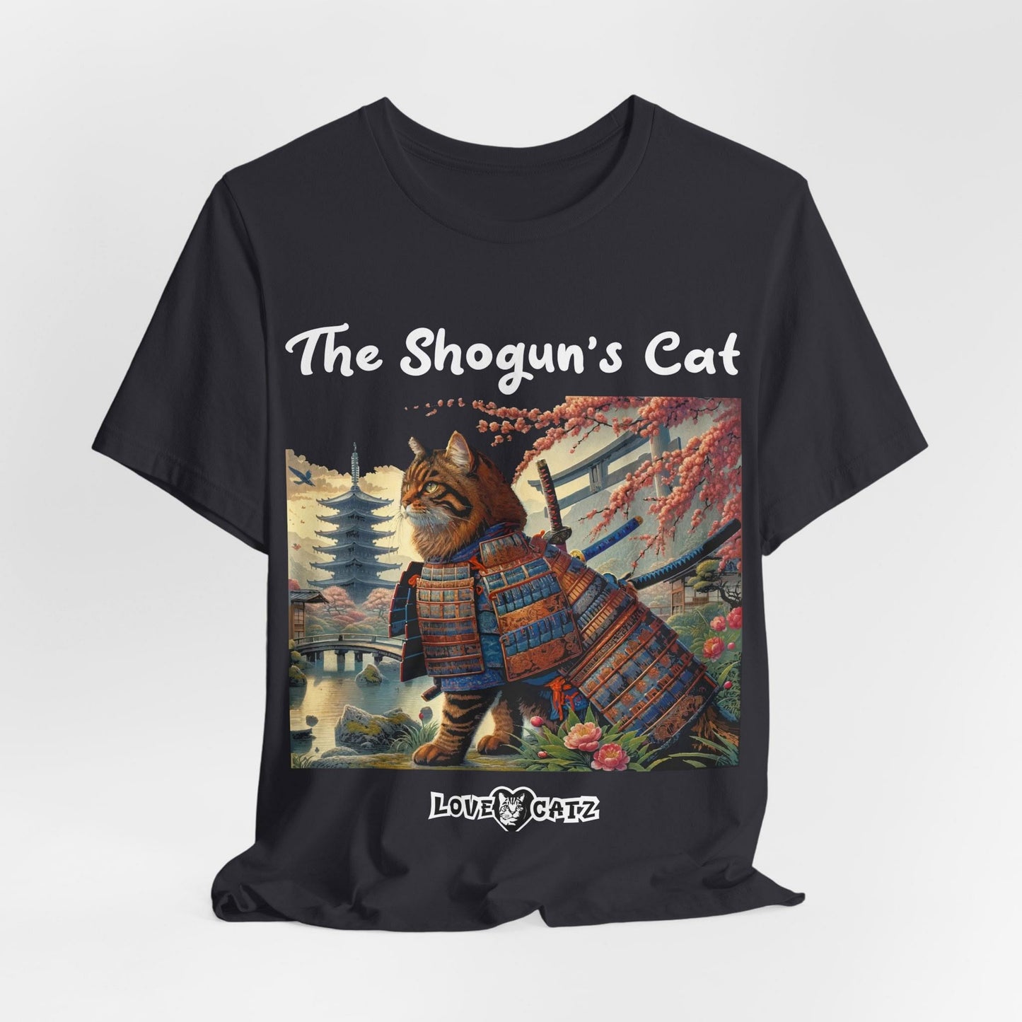 Shogun's Cat Story: T-shirt (2XL–5XL) - Design 01 - Double-Sided