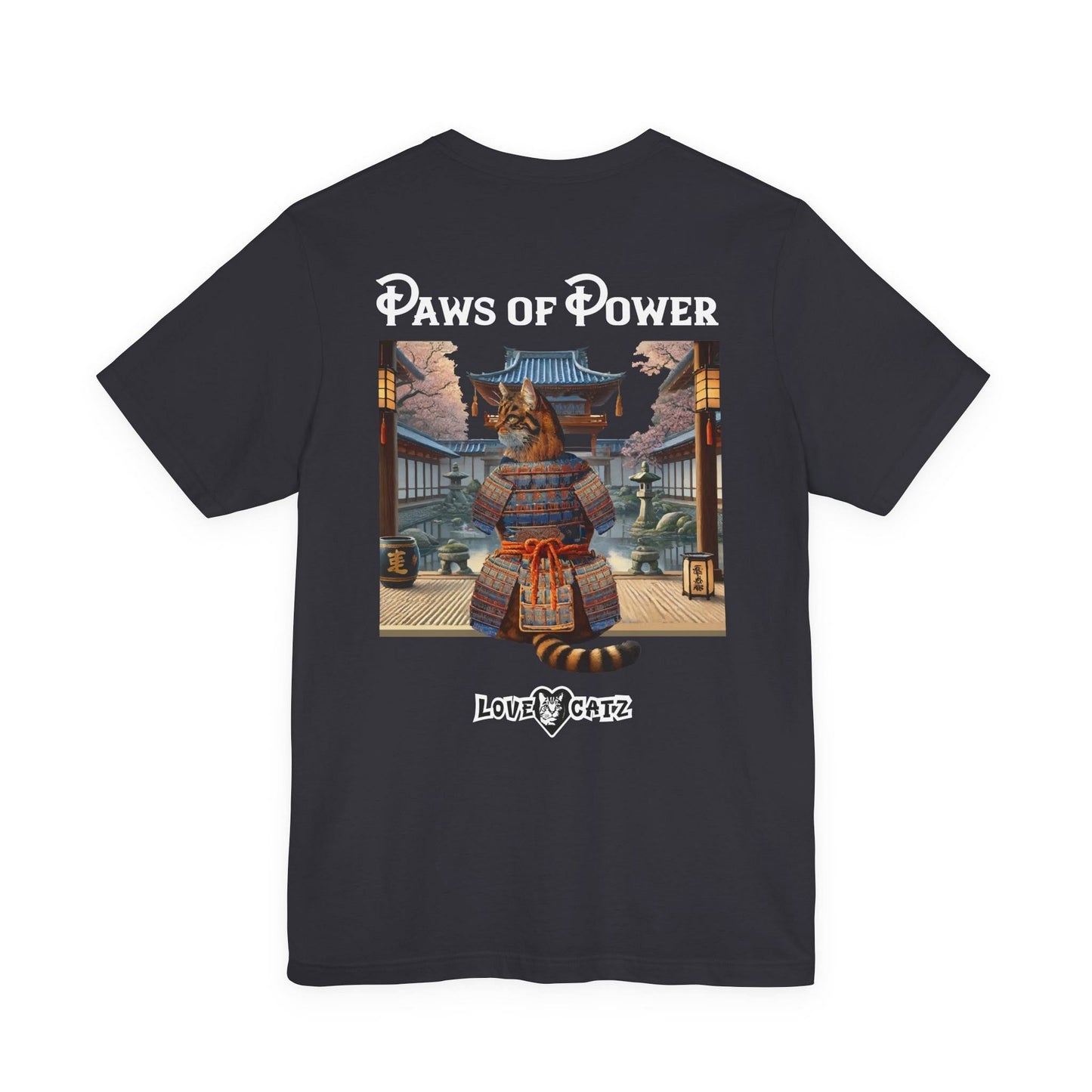 Shogun's Cat Story: T-shirt (S–XL) - Design 01 - Double-Sided