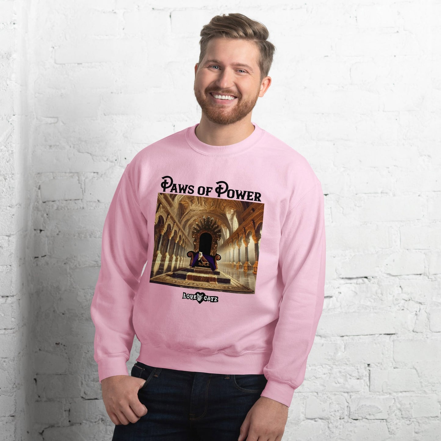 Paws of Power: Sweatshirt (2XL–5XL) - Design 01