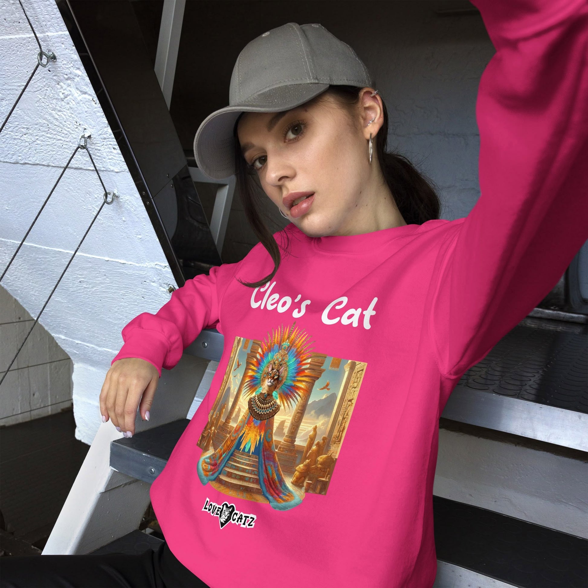Cleo'sCatStory-Sweatshirt-LoveCatz.Store