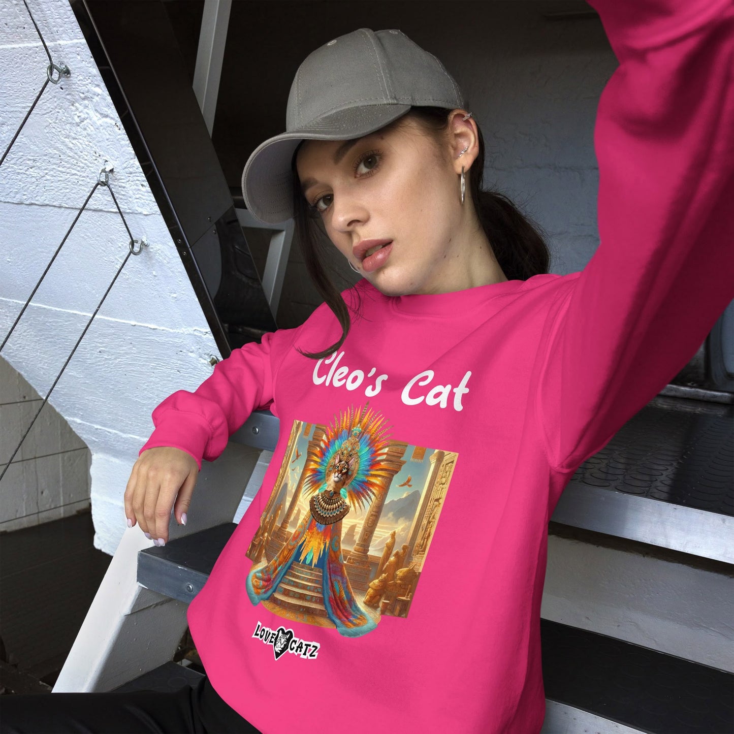 Cleo'sCatStory-Sweatshirt-LoveCatz.Store