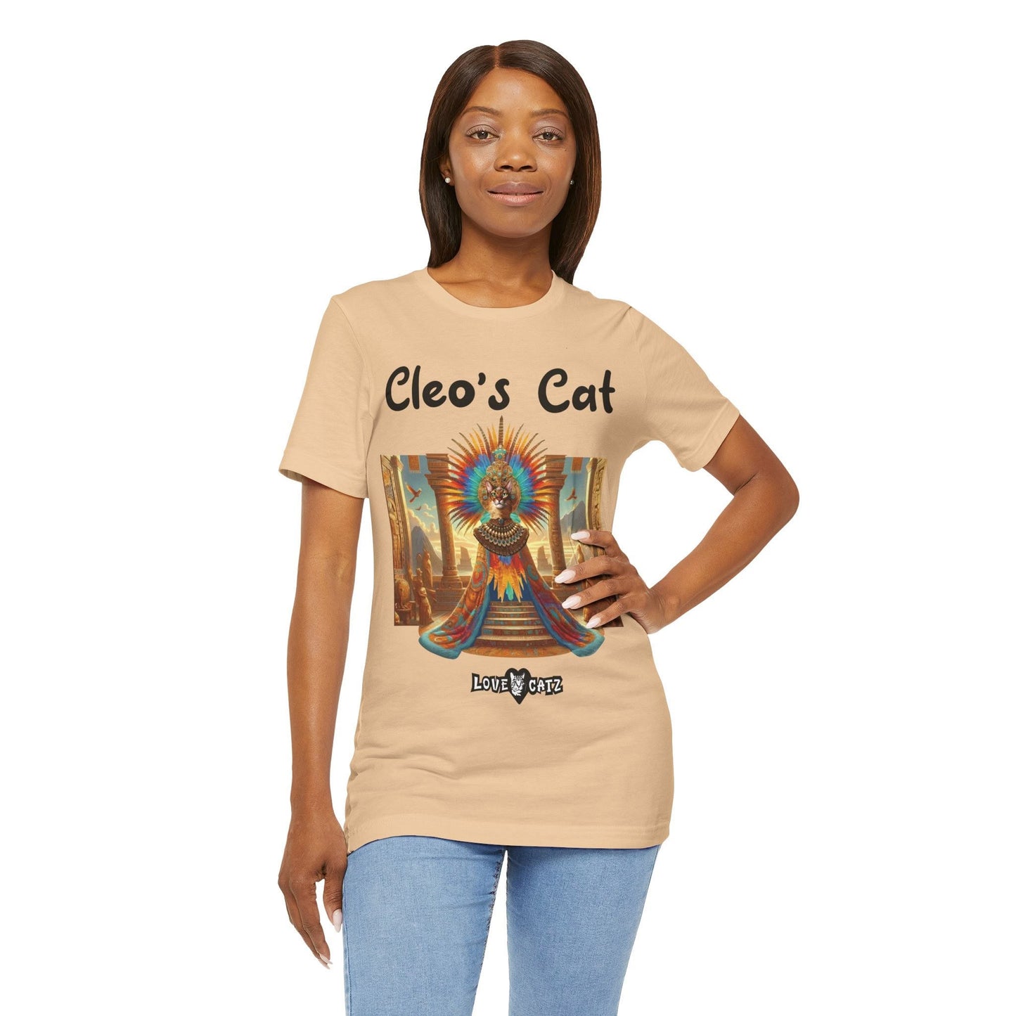 Cleo's Cat Story: T-shirt (S–XL) - Design 01 - Double-Sided