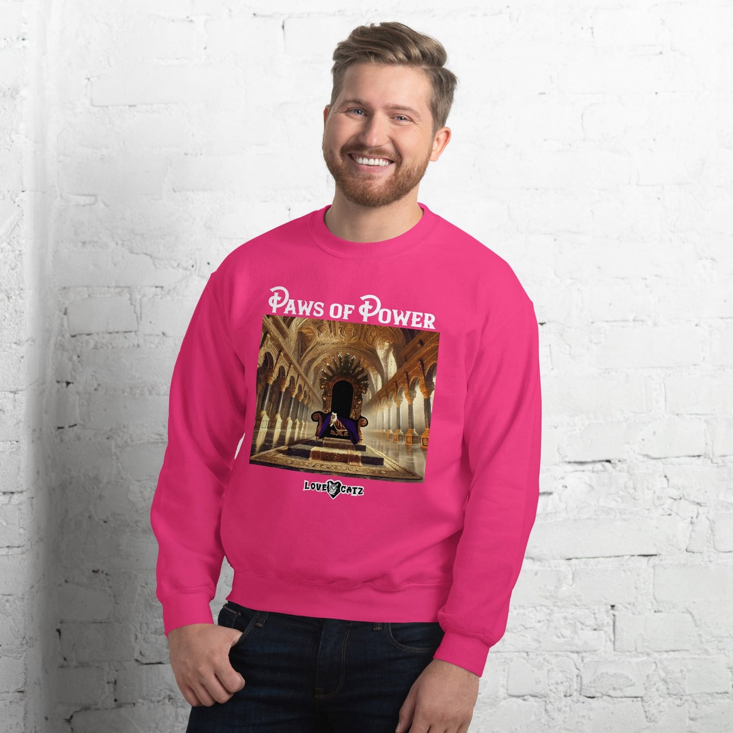 Paws of Power: Sweatshirt (2XL–5XL) - Design 01