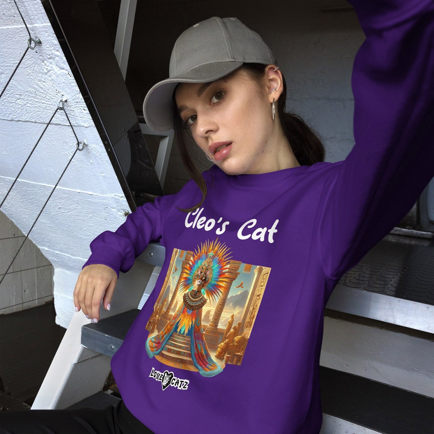 Cleo'sCatStory-Sweatshirt-LoveCatz.Store