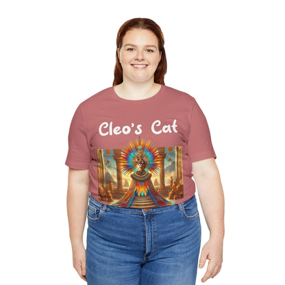 Cleo's Cat Story: T-shirt (2XL–5XL) - Design 01 - Double-Sided