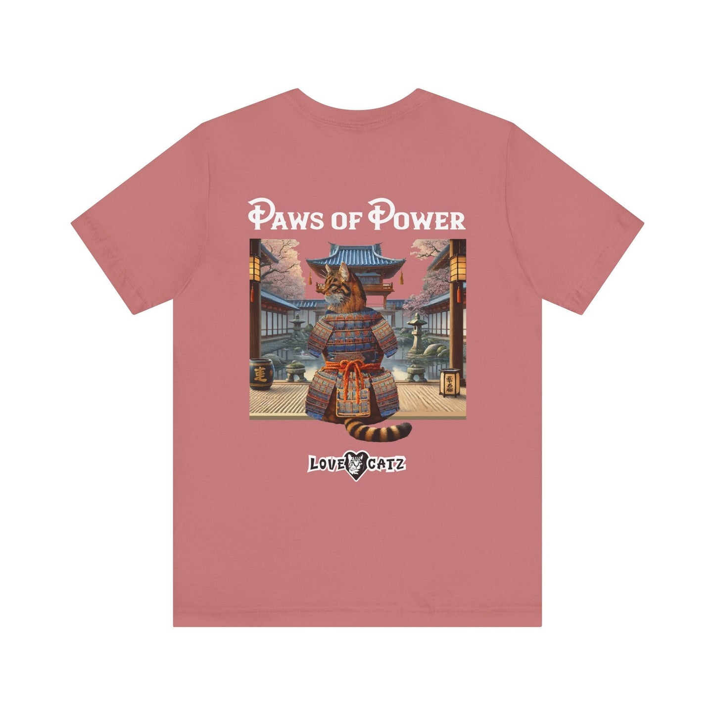 Shogun's Cat Story: T-shirt (2XL–5XL) - Design 01 - Double-Sided
