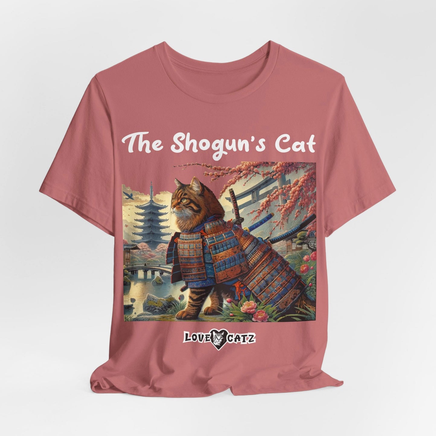 Shogun's Cat Story: T-shirt (S–XL) - Design 01 - Double-Sided