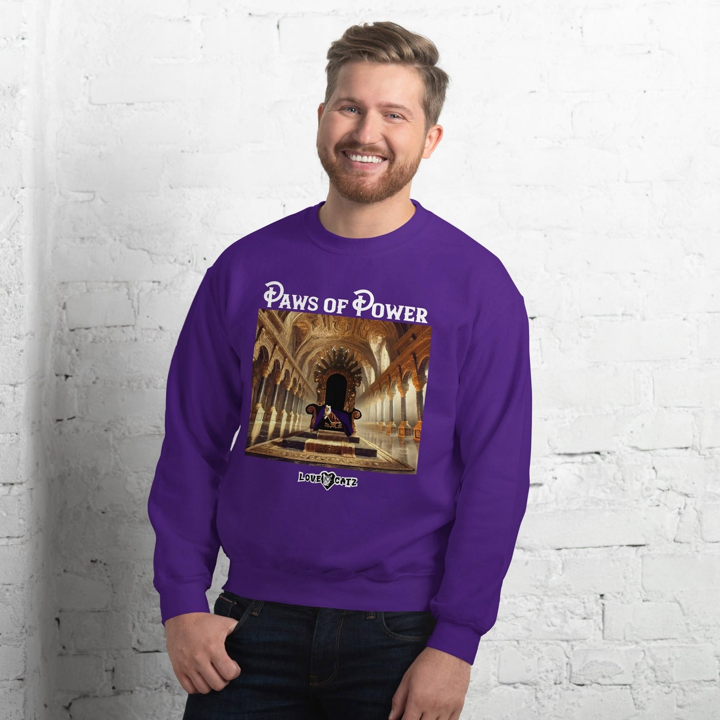 Paws of Power: Sweatshirt (2XL–5XL) - Design 01